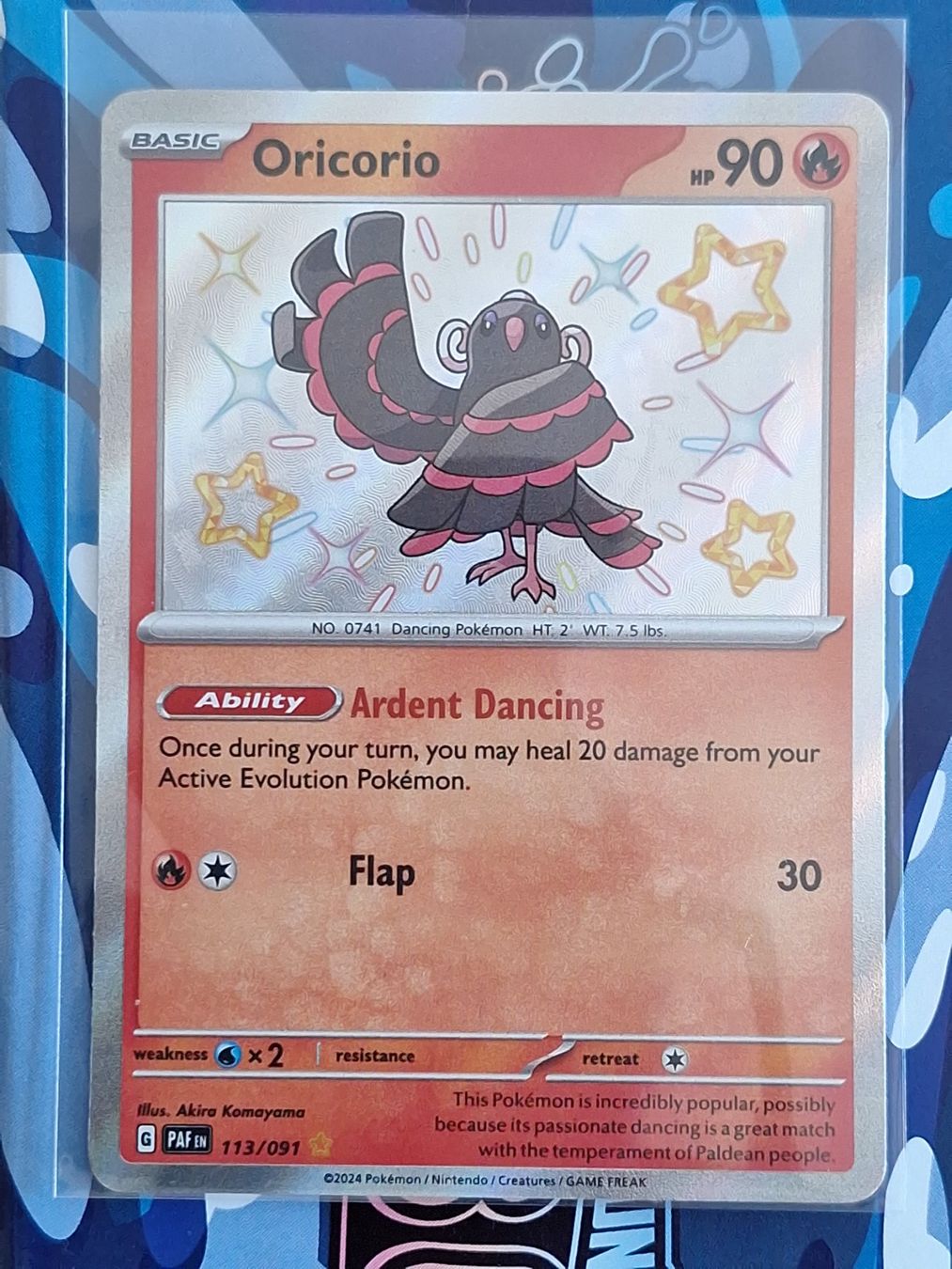 Pokémon Carte collezionabili: Shiny Oricorio - Paldean Fates  - #5Ord – Usato da Altstätten SG venduto da GGsGameshop