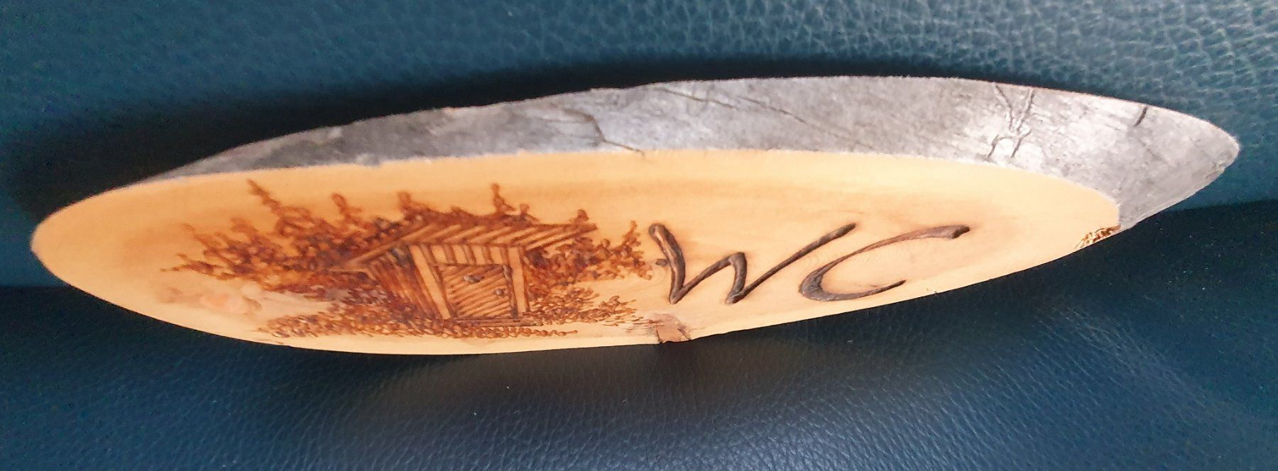 Insegne: WC Holzschild aus Finnland – Nuovo (secondo la descrizione) da Hombrechtikon venduto da mincky 2