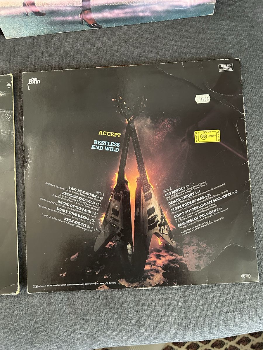 Vinyles: Original LP Vinyl Accept Sammlung  – D'occasion à Trimbach par RAMM-STEIN 4