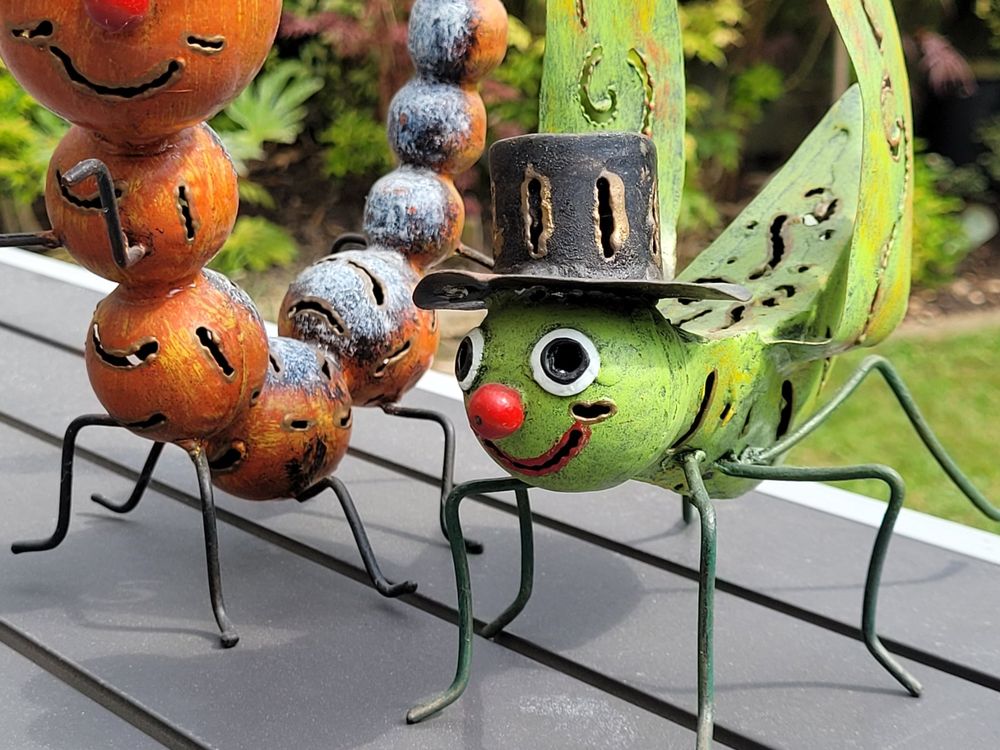 Hühner Gartenfiguren Aus Metall - Charmante Deko Für Deinen Garten!