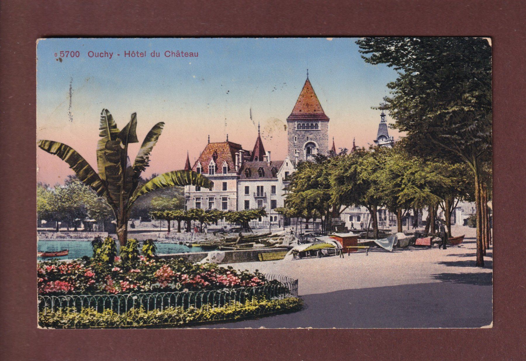 Cartes postales: LAUSANNE - Château d'Ouchy - 1920 – D'occasion à Pully par nicecards