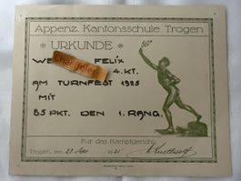 Appenz. Kantonsschule Trogen am Turnfest 1925 