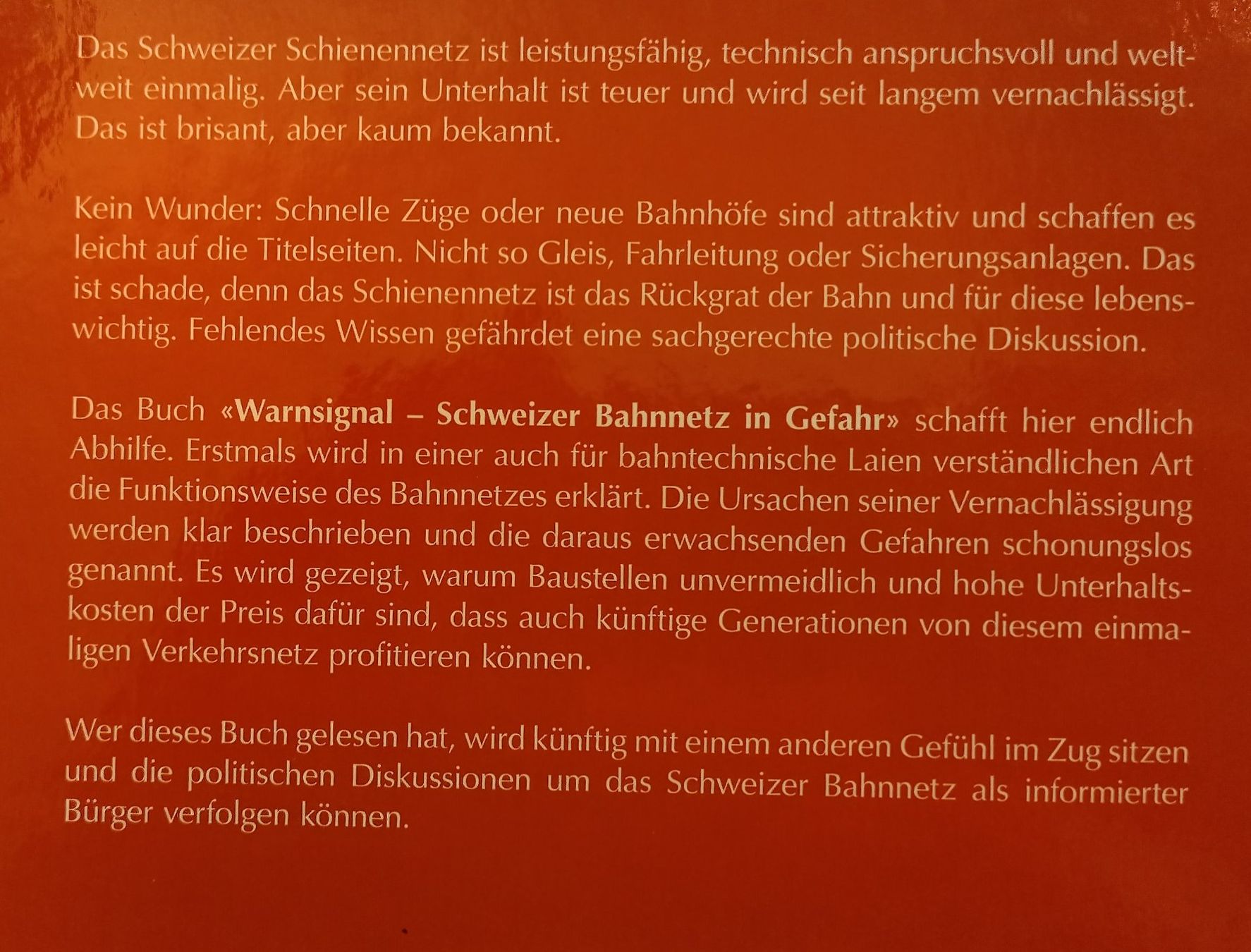 Libri: Sepp Moser - Warnsignal - Schweizer Bahnnetz in Gefahr – Usato da Bellach venduto da JingleJerry 8