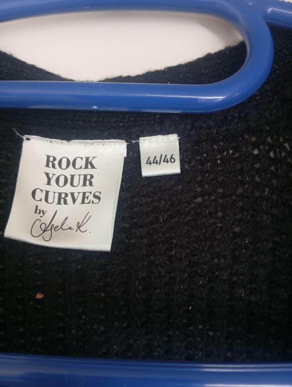 Giacche: Schwarzer Cardigan "Rock your Curves", Gr. 44/46 – Nuovo (secondo la descrizione) da Niederurnen venduto da Glentin 1