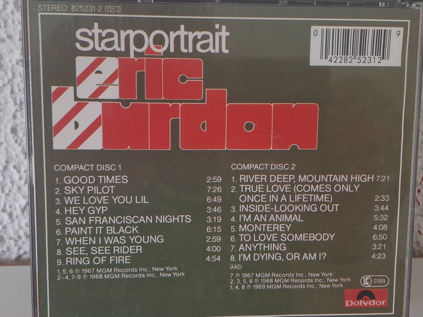CD: 2CD Eric Burdon - Starportrait – Usato da Aarberg venduto da Jackup1 1