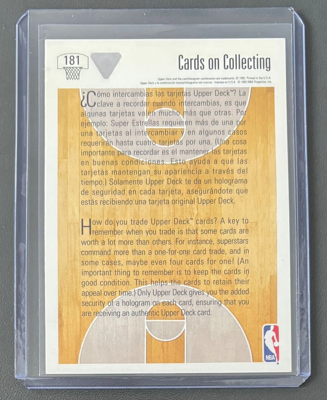 Cartoline: NBA Michael Jordan 1991 Upper Deck Spanish Card – Nuovo (secondo la descrizione) da Muri b. Bern venduto da winningloser 1