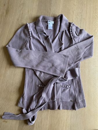 Sonia Rykiel Strickjacke Baumw. ital. Gr 40 (DE 36) flieder