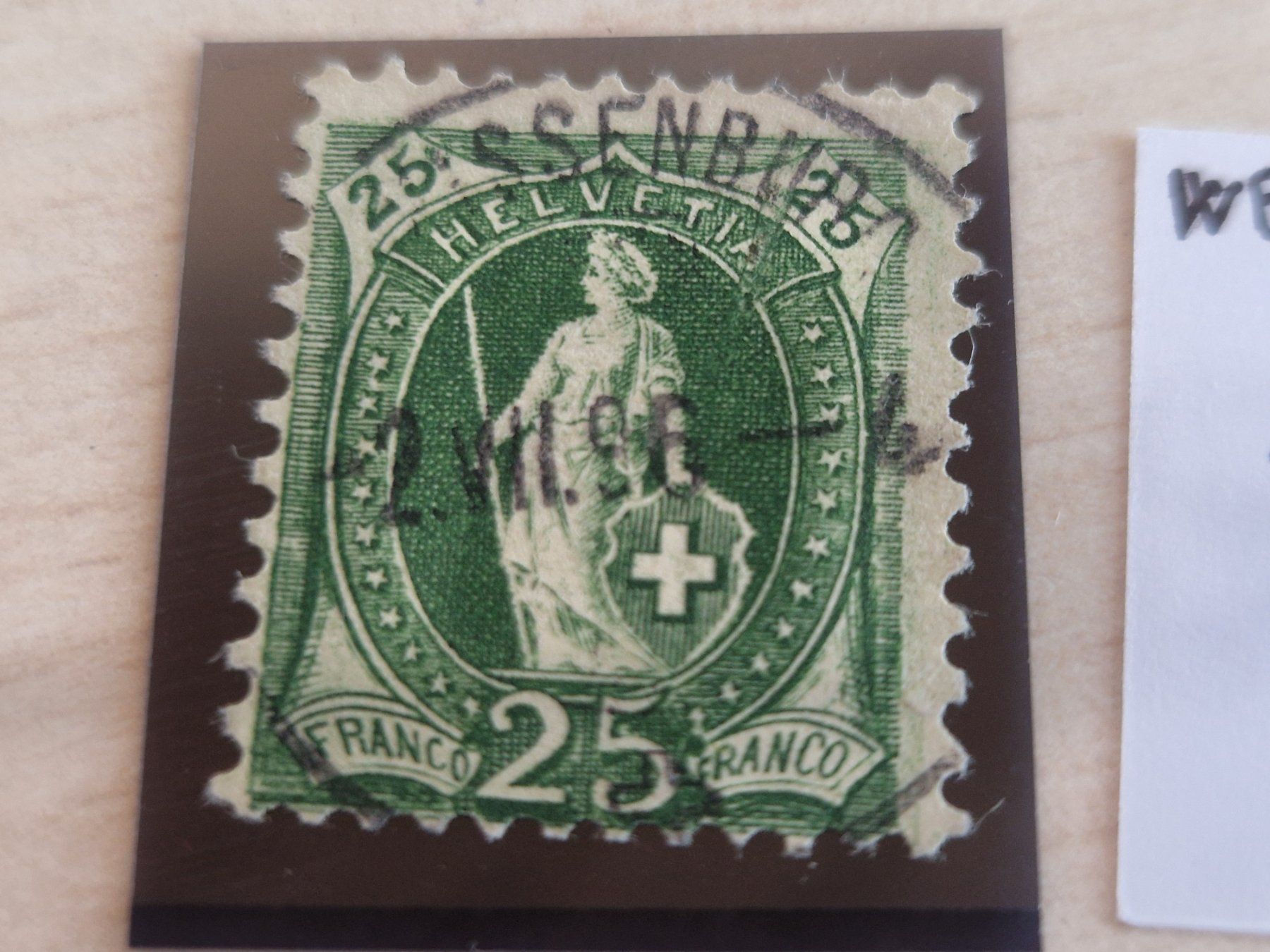 Tutti i francobolli: Stehende 67D, 2 St. Top Entwertung, ab 1.- – Usato da Burgdorf venduto da Glossy01 3