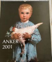 Albert Anker Kunstkalender 2001, komplett, top Zustand