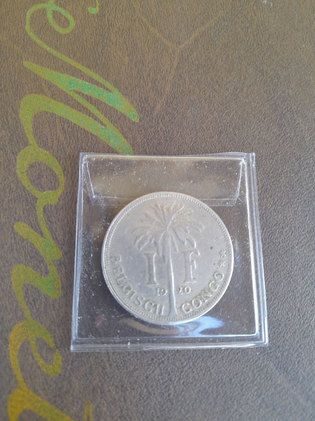 Alle Münzen: 1 FRANC 1922 CONGO BELGE / BELGISCH – Gebraucht aus Basel von Basel_20 9