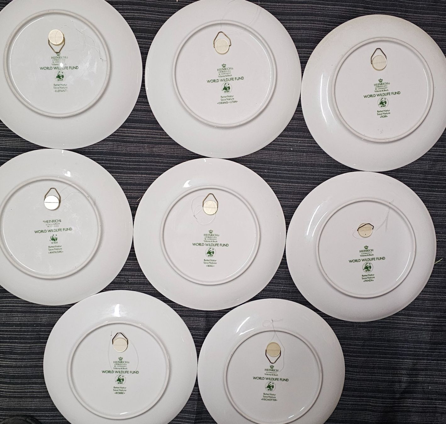 Assiettes: "WORLD WILDLUFE FUND"8 TELLER – D'occasion à Schönenwerd par Sneki55 1