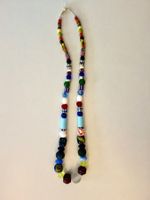 vintage Trade Beads Kette Venetian Bohemian African Krobo