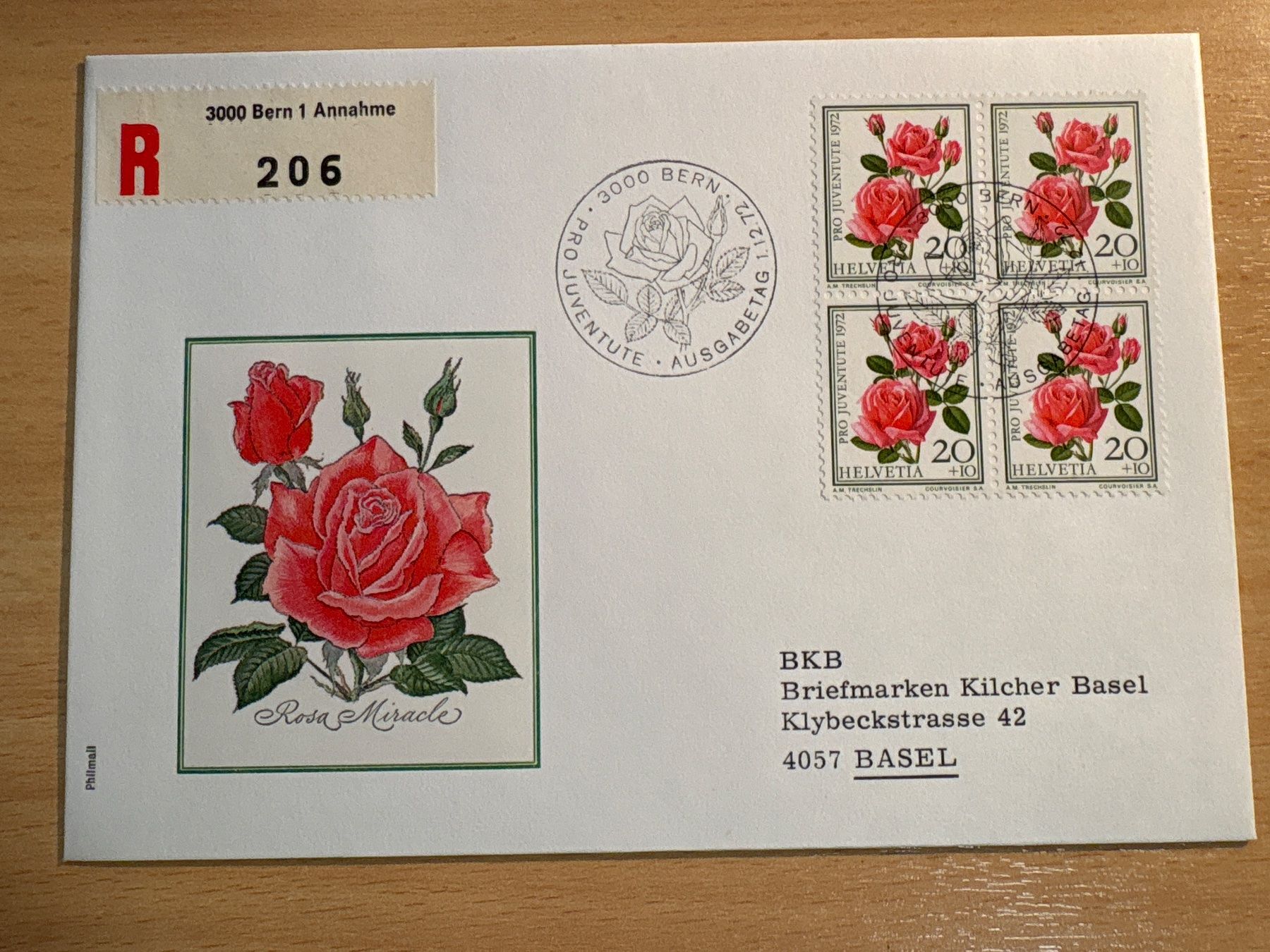 Tutti i francobolli: **Pro Juventute 1972 Ersttag Briefmarken** – Usato da Ibach venduto da lisch3