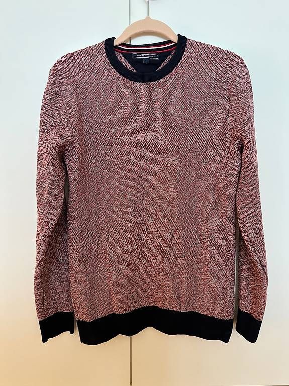 Tommy Hilfiger Pullover & Sweatshirts: Tommy Hilfiger Pullover  Melange Rot/Navy  Grösse L – Gebraucht aus Bern von ron_6tkl