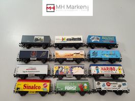 Märklin 12-Teiliges Set Werbe- und Sonderwagen AC H0 mit OVP
