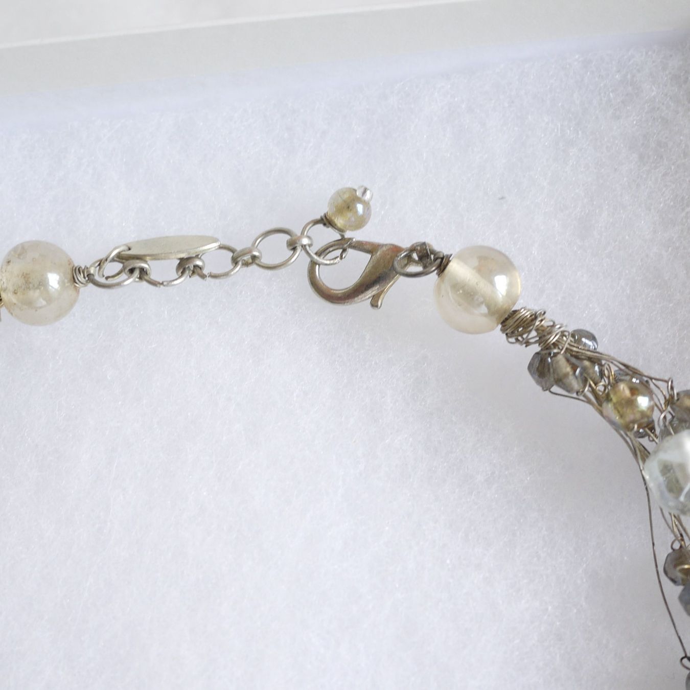 Catenine: Halskette Perlen / Glass Marke MANOUK. 48cm. – Usato da Egg b. Zürich venduto da JCB 1