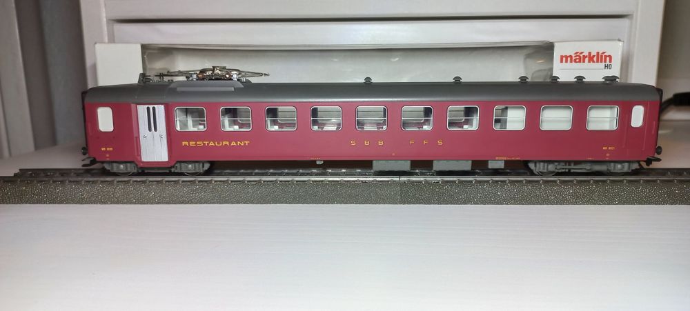 Märklin 43390 Sbb Leichtstahl Speisewagen WR 10121 H0 AC (Neu (gemäss ...