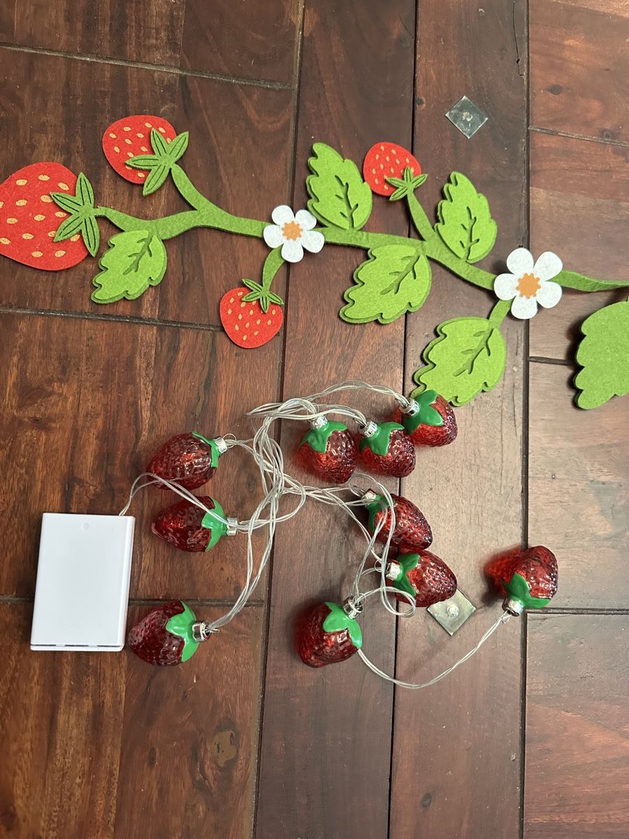 Lampade: Lichterkette Erdbeeren Glas  – Usato da Bern venduto da womiman