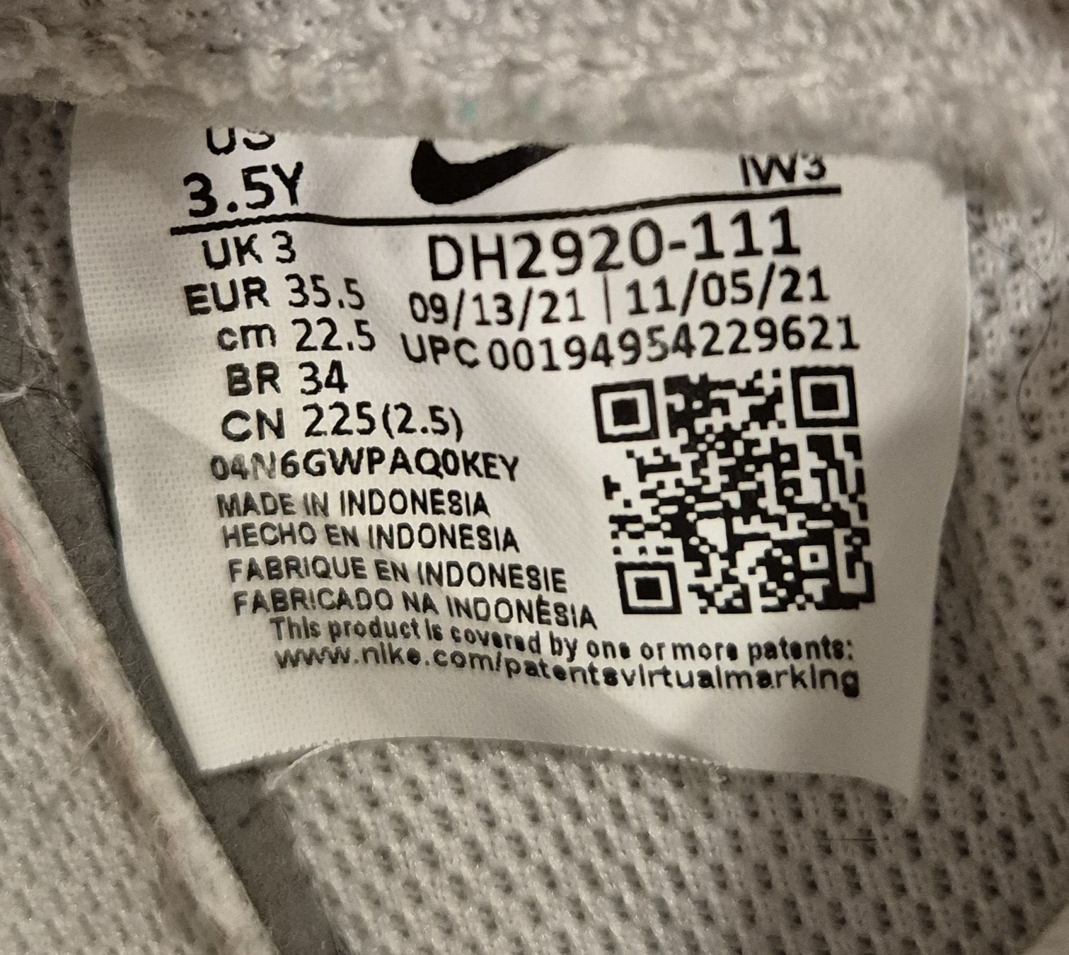 Nike Scarpe da uomo: Nike Air Force 1, Gr. 35.5, Weiss – Usato da Obfelden venduto da Luna90 3
