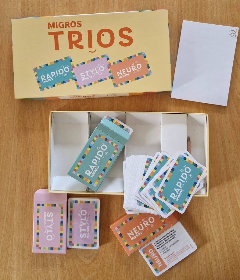 Migros Giochi: Jeu Migros Trios – Usato da Ecoteaux venduto da Francine01 1