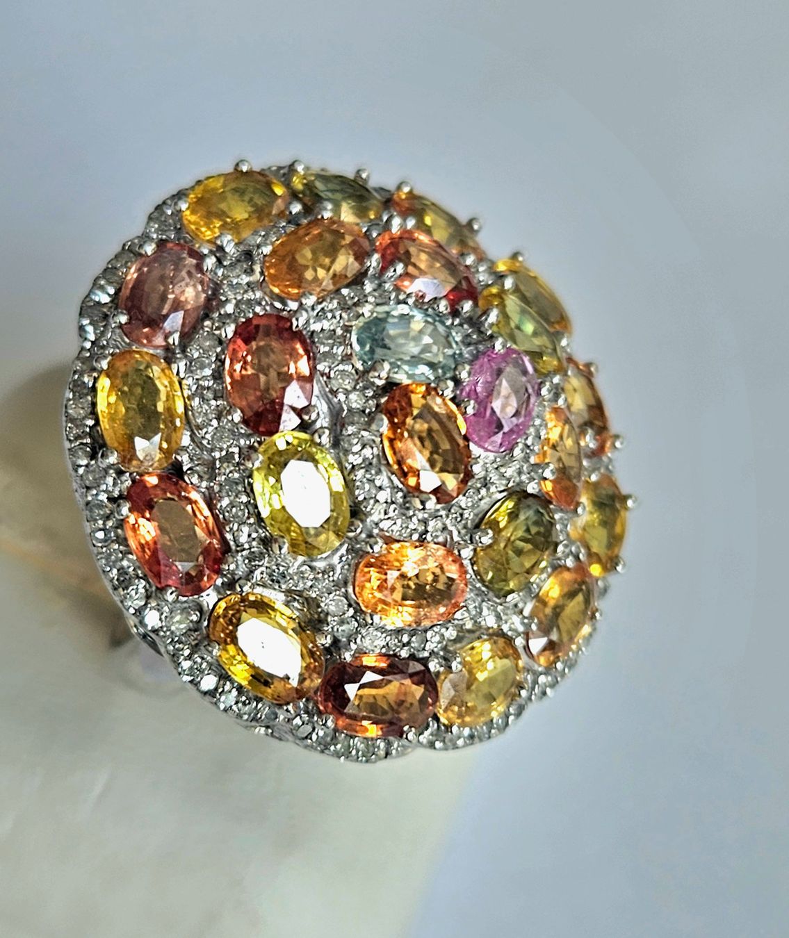 Anelli: Safir Diamant Fingerring – Nuovo (secondo la descrizione) da Zürich venduto da Benedikt21 9