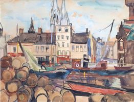 Lucien Schwob - Ostende (1934)