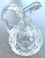 Kristall Krug mit Schliffmuster - Vintage Dekokrug