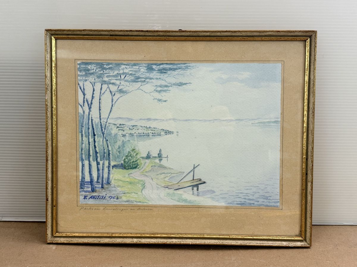 Dipinti: Hans Anselti 1953- Aquarell – Usato da Solothurn venduto da NUVICO 1