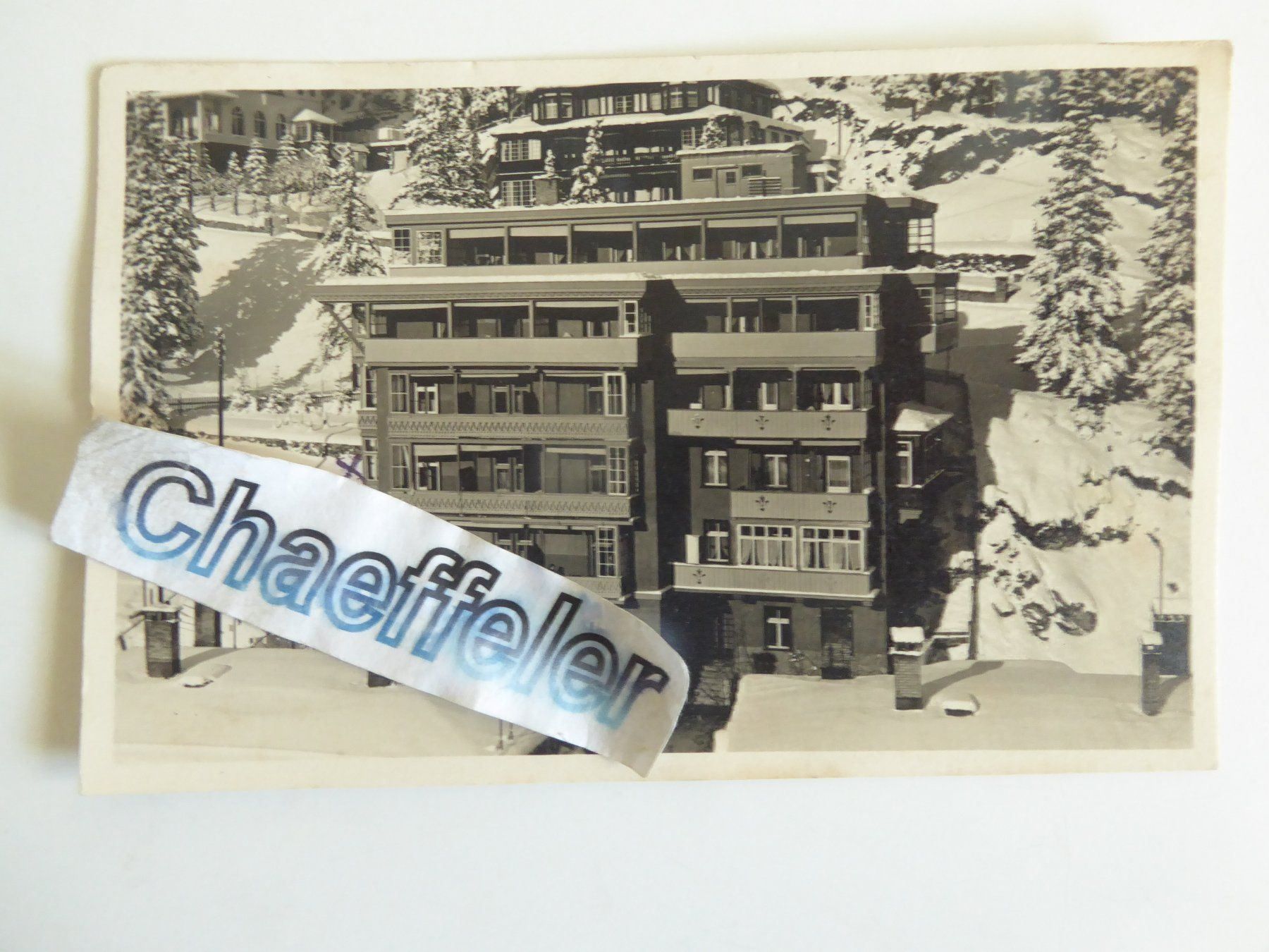 Cartoline postali: 1932  Arosa. Villa - Anita – Usato da Zürich venduto da Chaeffeler