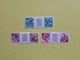 1942 Landschaftsbilder Nr. S53y, S55, S56y, postdrisch**