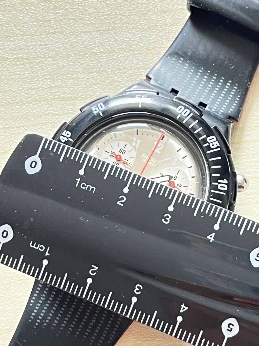 Swatch Montres: Swatch Chronograph Uhr schwarz  – D'occasion à Grenchen par chththl 4