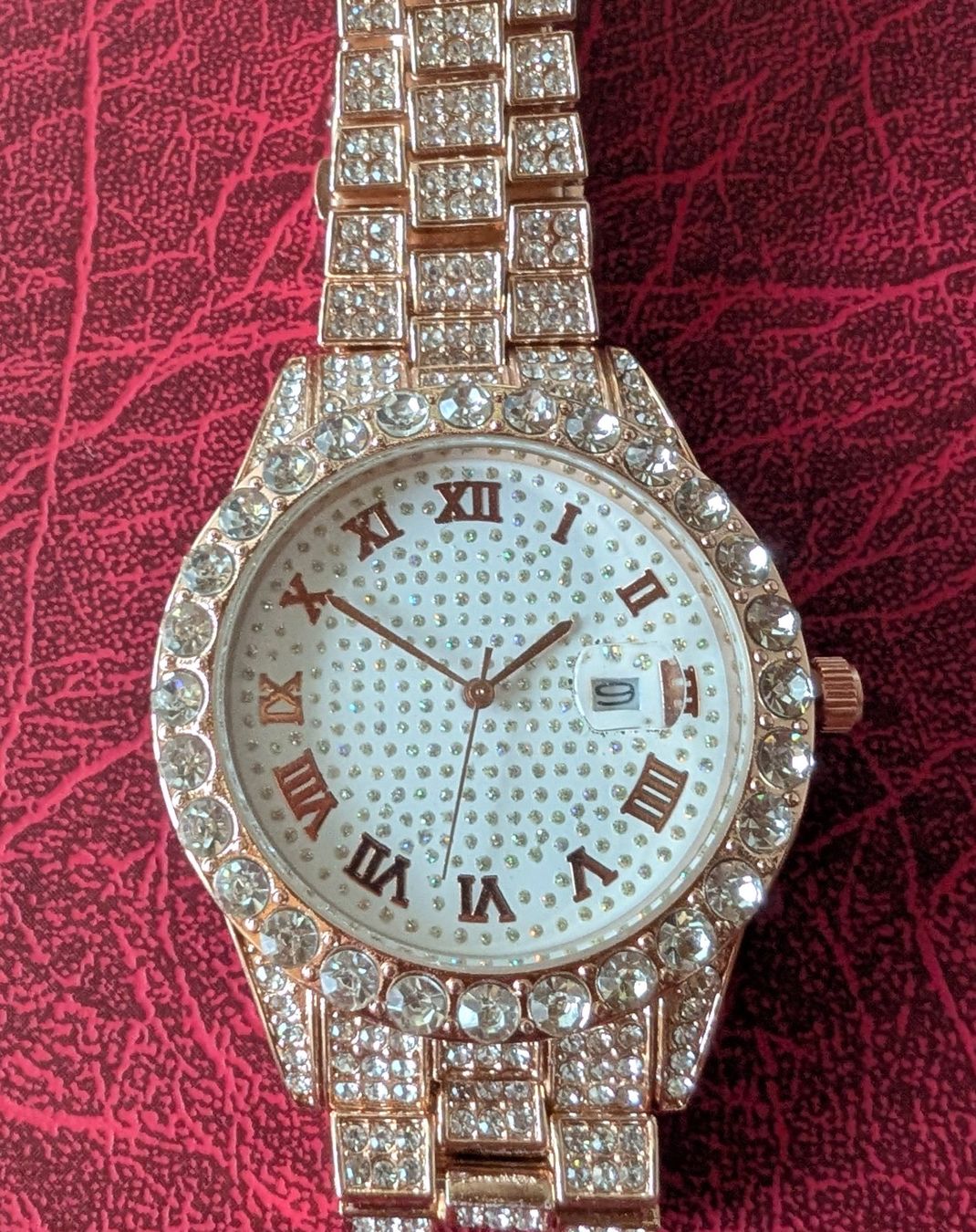 Uhren: Hip Hop - Bling Bling Uhr – Neu (gemäss Beschreibung) aus Ettingen von Kartenplanet