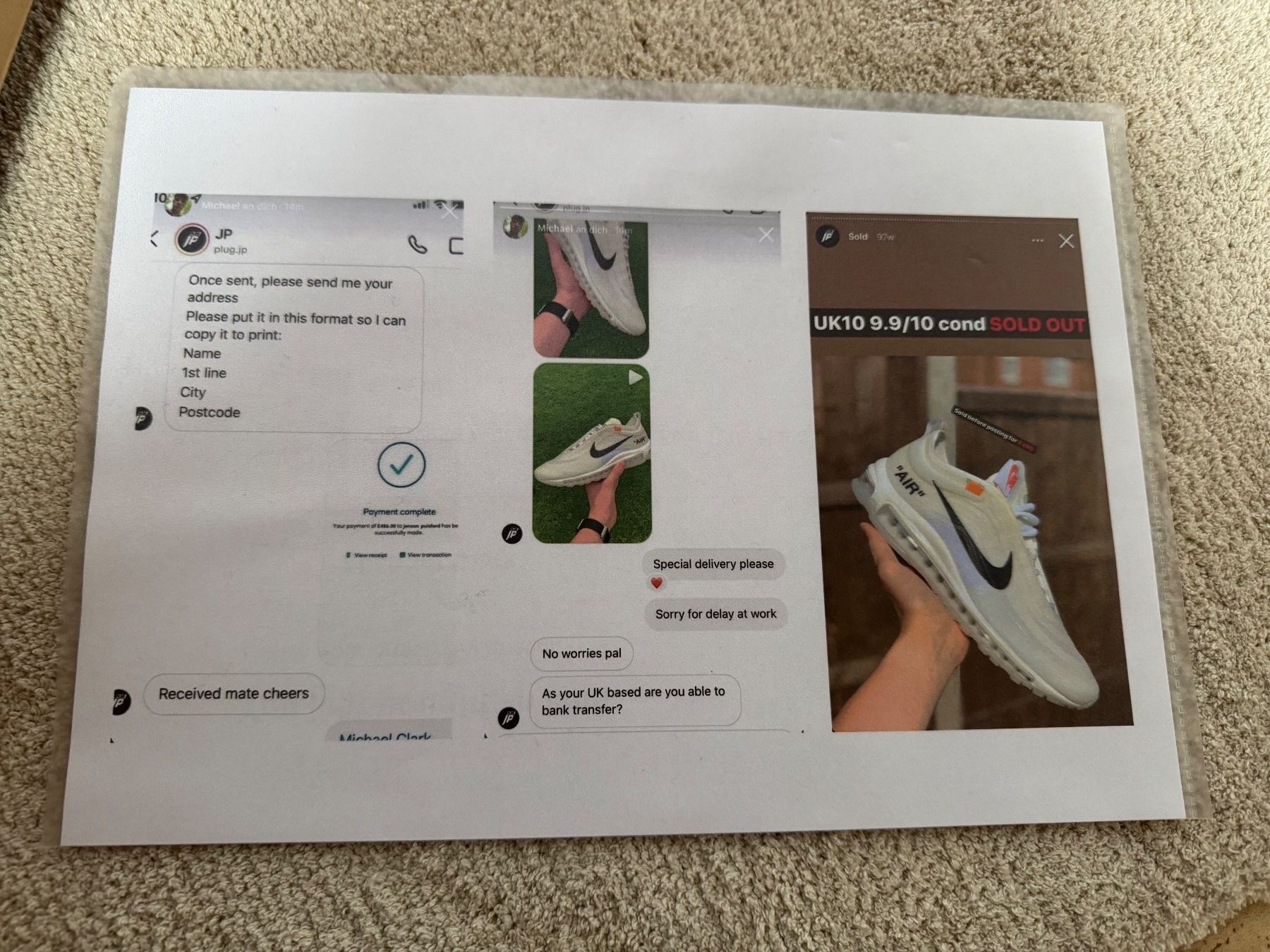 Off-White Scarpe da uomo: Nike Air Max 97 Off White – Usato da Visperterminen venduto da lgresell 9