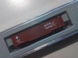 Neu OVP Märklin Z 82499-07 AT&SF Santa Fee Boxcar USA