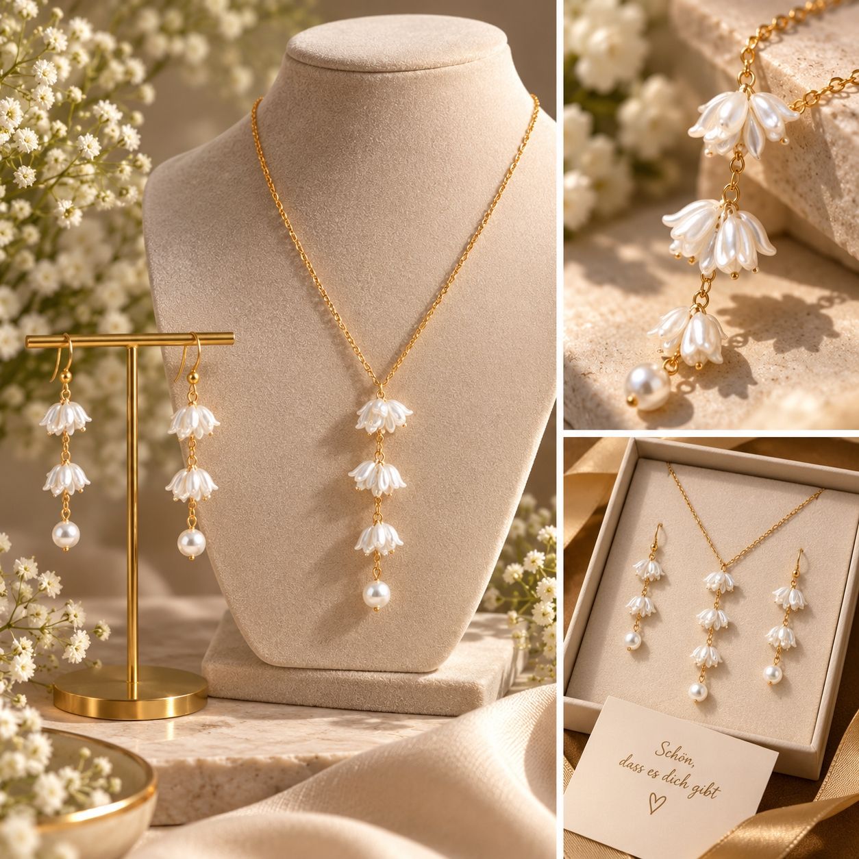 Catenine: Set Schmuck vergoldet – Nuovo e nell'imballaggio originale da Hemmental venduto da Aureumgold