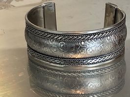 Bracelet vintage argenté