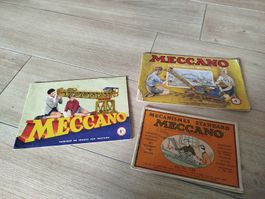 Meccano, anciennes notices années 50