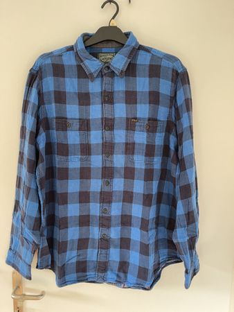 Polo Ralph Lauren Holzfällerhemd, Herren, XXL, Blau, Vintage