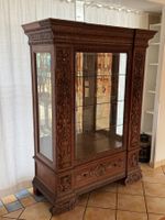 Antike Vitrine Herrenzimmer Barock Bücherschrank + VERSAND