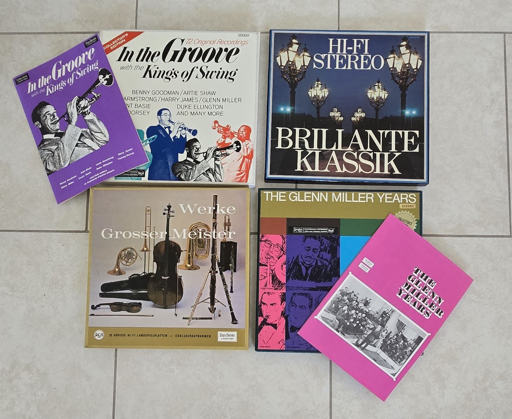 Schallplatten: 4 Alben, 2 mit Libretto, total 29 Platten – Gebraucht aus Steinmaur von Pegasus24