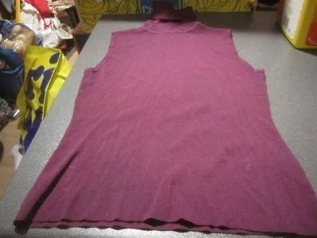 Rollkragenpullover ca. Grösse S, violett