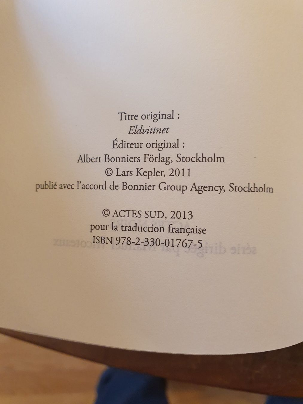Libri: Lincurables - Lars Kepler - Actes – Usato da Zürich venduto da loosebone 3