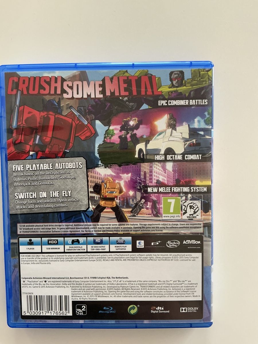Sony Giochi: Transformers Devastation (PS4)  – Usato da Münchringen venduto da loo_b7bd 1