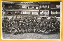 Historisches Foto Militärtruppe Schweiz Sammelbild 1930er J