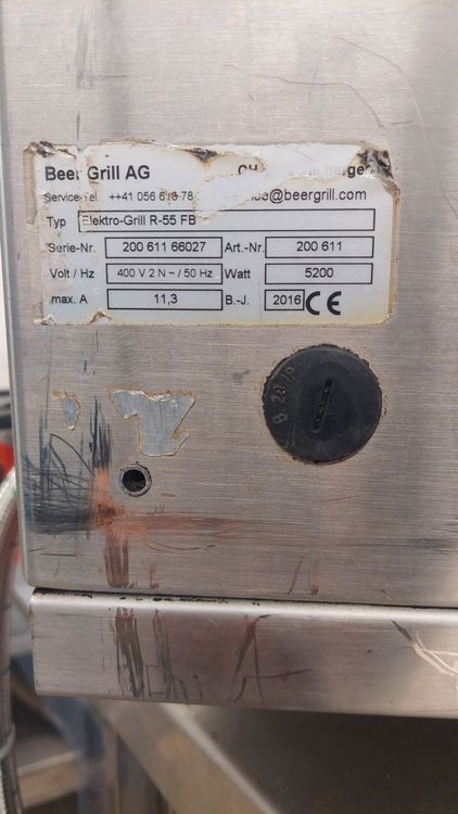 Beer Grill  R 55 FB Gastro Elektro Swissmade-588 7