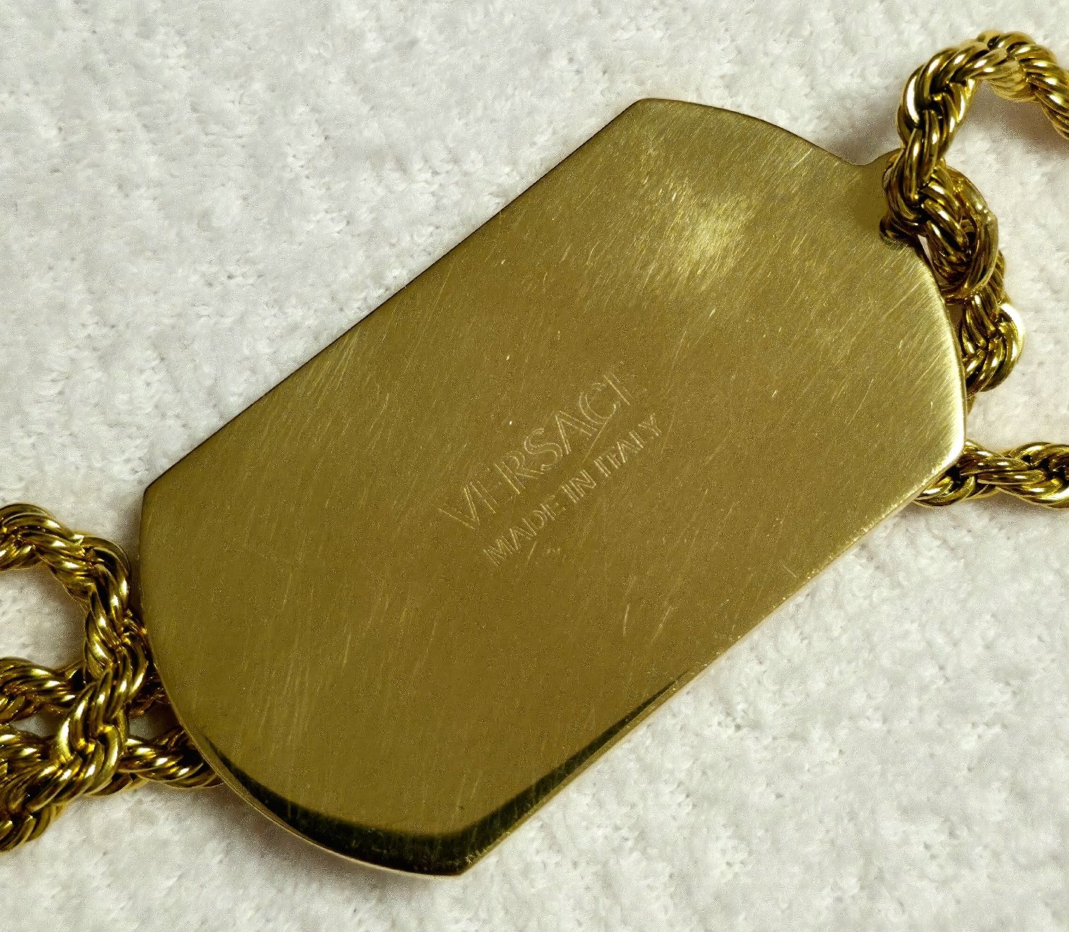 Ciondoli: Versace Anhänger , Gold, mit Box – Usato da Amriswil venduto da newschweiz 1