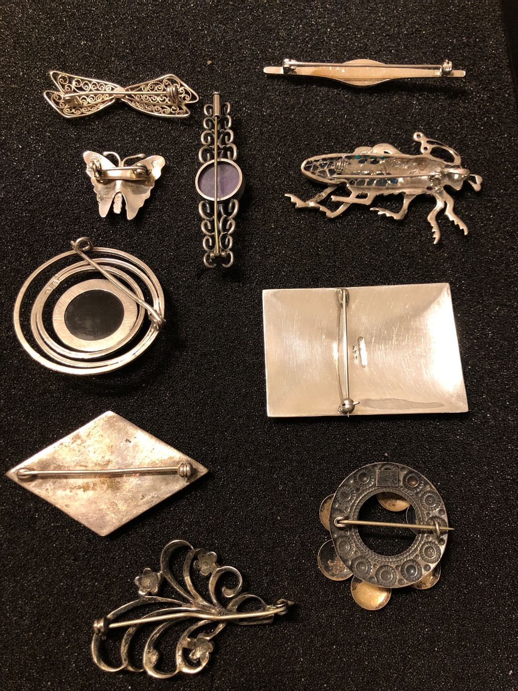 Altri gioielli: Schmuck Konvolut Broschen Silber diverses – Usato da Adliswil venduto da Tito088 4