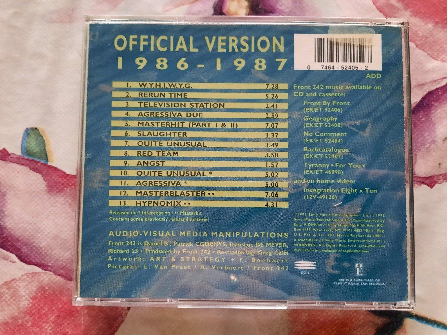 CDs: Cd Front 242 - Official Version - 1986-1987 ( Electro indu ) – Gebraucht aus Pully von bro_n52j 2