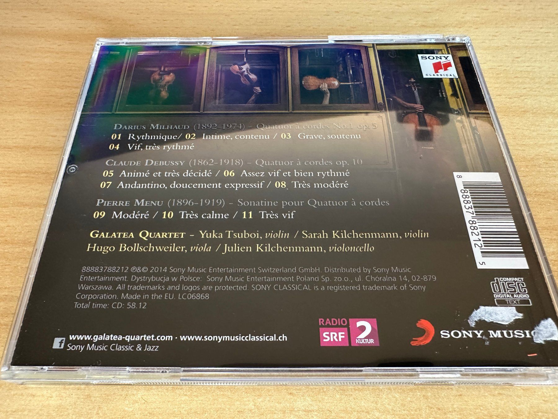 CD: E5 Galatea Quartet – Belle Époque – Usato da Rikon im Tösstal venduto da Alpenmutz 1