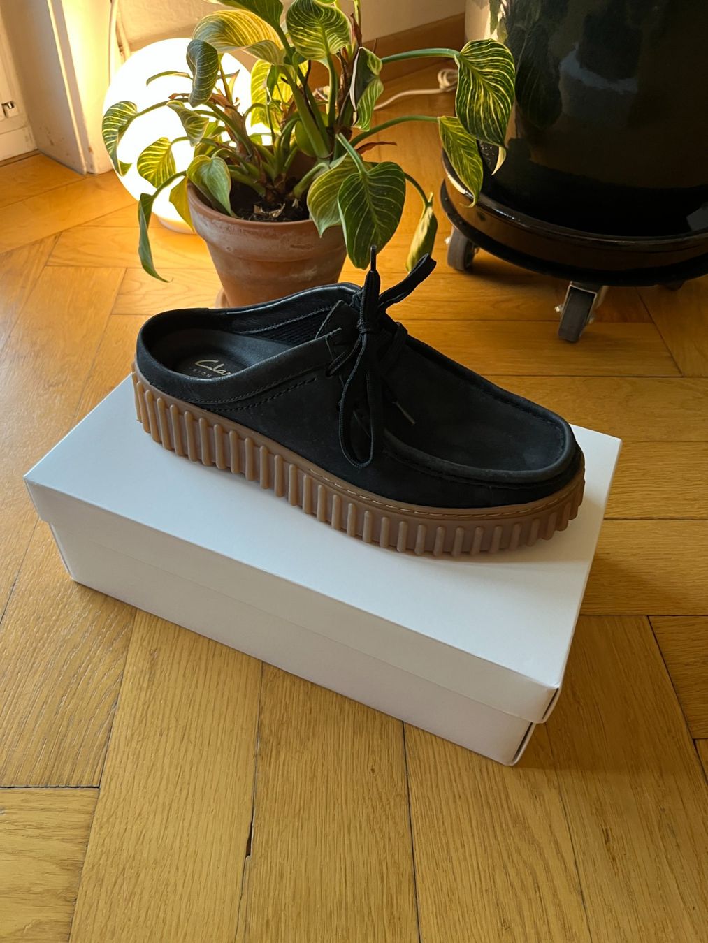 Clarks Scarpe da donna: Clark Torhill Mule Lederschuh - NEU! – Nuovo (secondo la descrizione) da Zürich venduto da Ankawhi